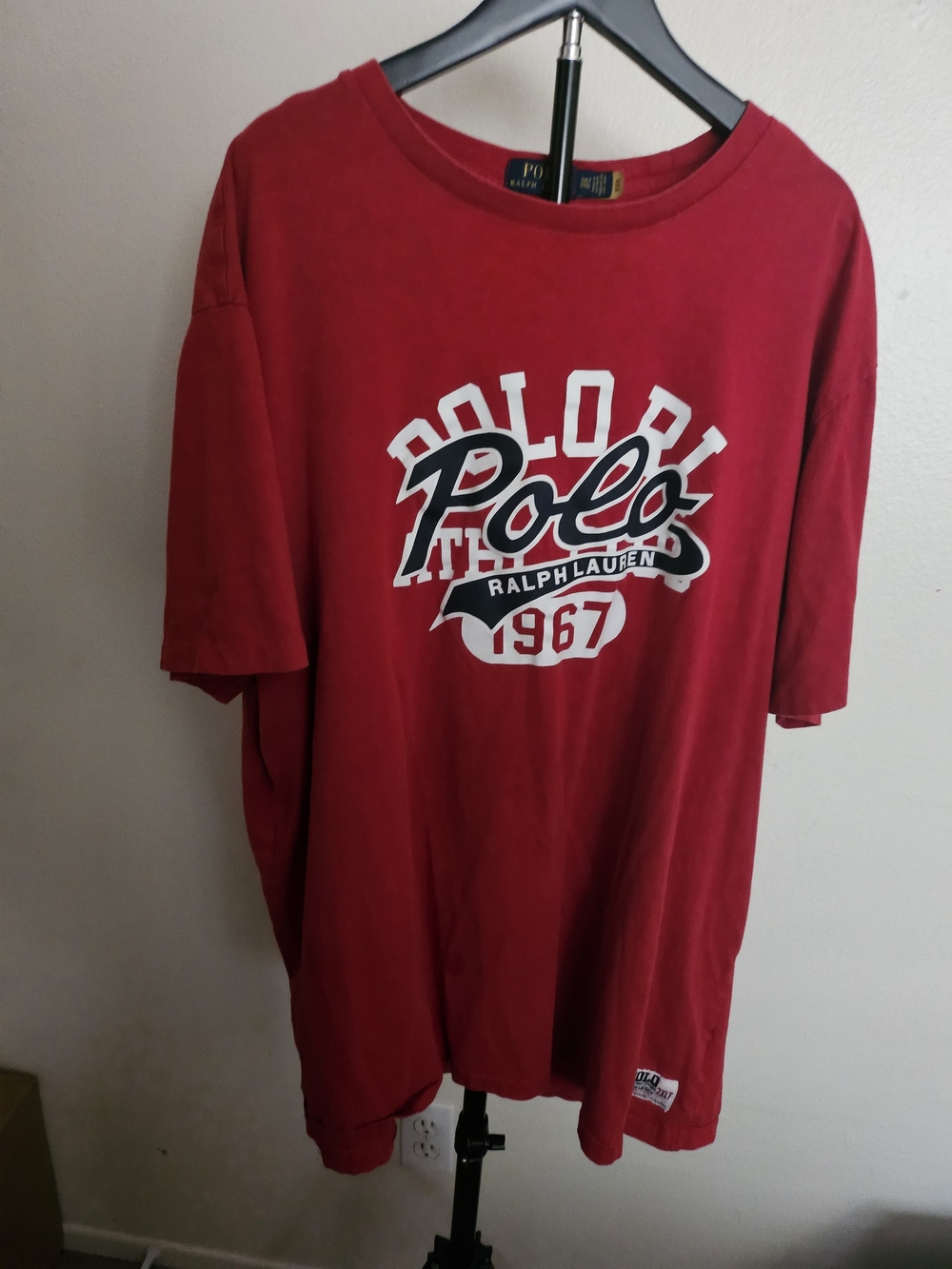 Polo by Ralph Lauren Men's Red Logo Graphic T-Shirt
